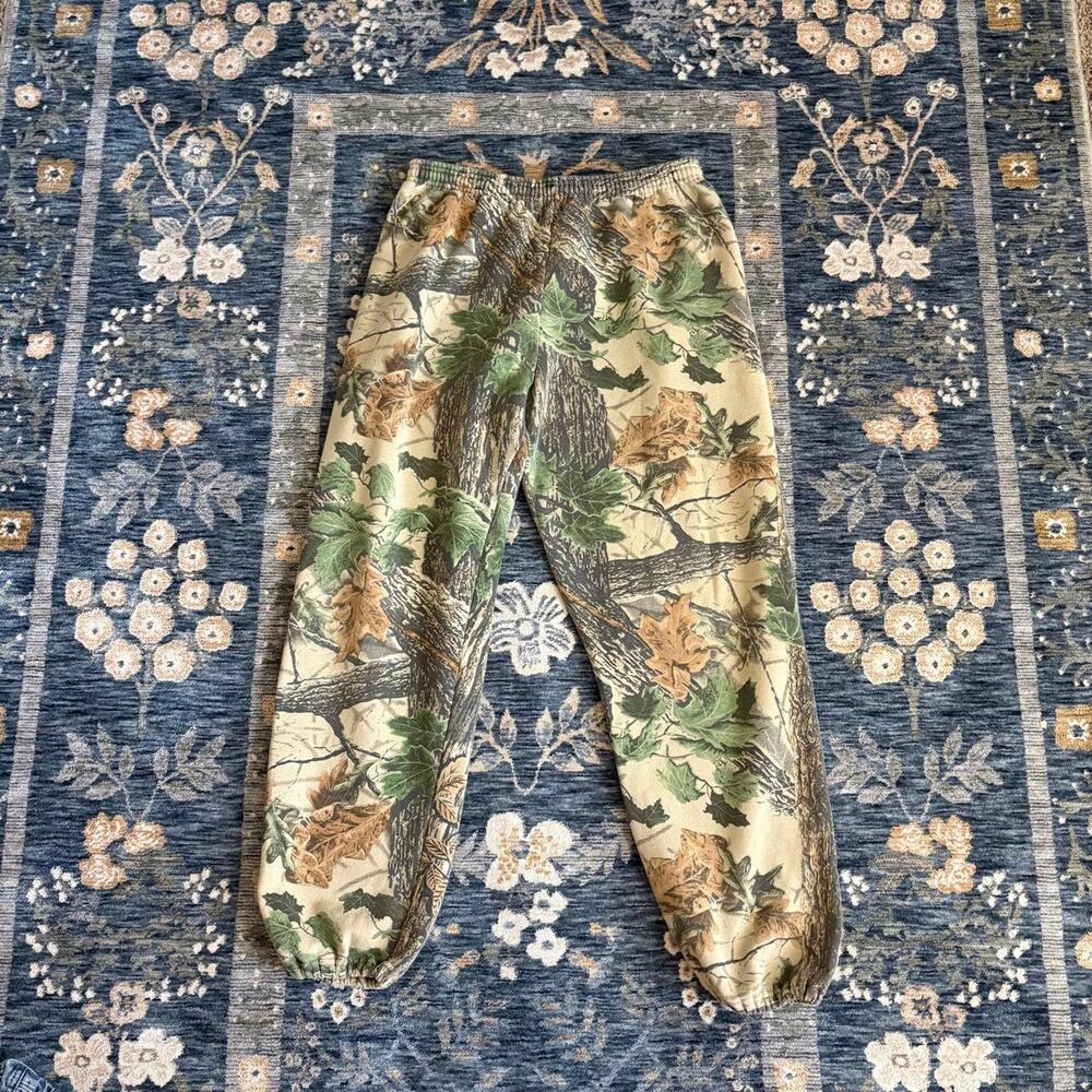 Vintage jerzees camo sweatpants